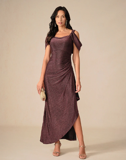 Women's Long Dress Maxi Dress Party Dress Bodycon Elegant Party Birthday Club Regular Fit Plain Sleeveless Straps Maroon Summer